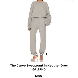 GRLFRND The Curve Sweatpant in M - NWT